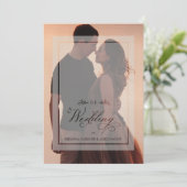 Transparency Luxury Branches Wedding Photo Script (Staand voorkant)