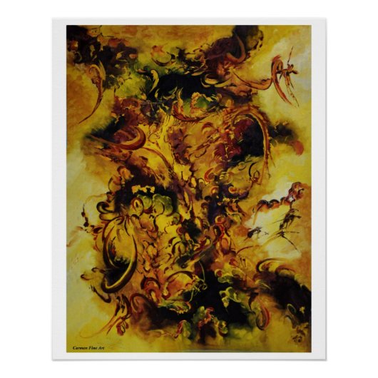 "Transparent Act including Darkened Sky", Poster (Voorkant)