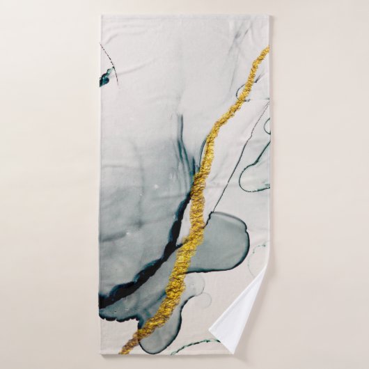 Transparent creativity. Abstract artwork. Trendy w Badhanddoek (Badhanddoek)