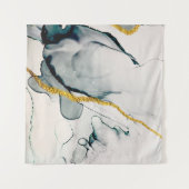 Transparent creativity. Abstract artwork. Trendy w Wandkleed (Voorkant (horizontaal))