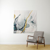 Transparent creativity. Abstract artwork. Trendy w Wandkleed (In situ)