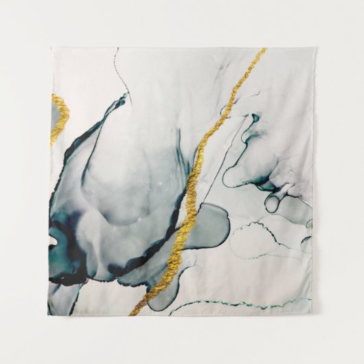 Transparent creativity. Abstract artwork. Trendy w Wandkleed (Voorkant)