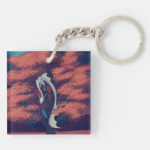 transparent dragon in tree sleutelhanger (Achterkant)