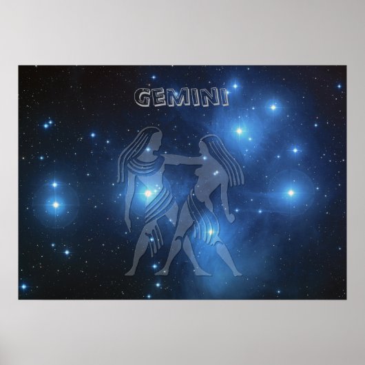Transparent Gemini Poster (Voorkant)