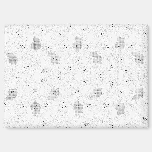 Transparent Grid Overlay – Editable PNG Texture Magneet (Voorkant)