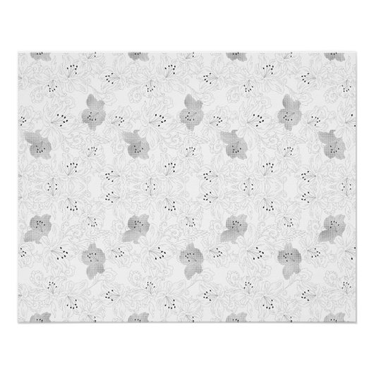 Transparent Grid Overlay – Editable PNG Texture Perfect Poster (Voorkant)