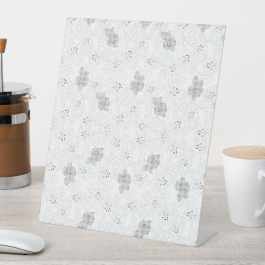 Transparent Grid Overlay – Editable PNG Texture Reclamebord Met Voetstuk (Insitu)