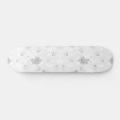 Transparent Grid Overlay Skateboard | Bewerkbare P (Horizontaal)