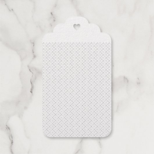 Transparent Grid PNG | Bewerkbare structuurbedekki Cadeaulabels (Achterkant)