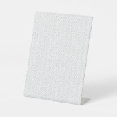 Transparent Grid PNG | Bewerkbare structuurbedekki Reclamebord Met Voetstuk (Voorkant)