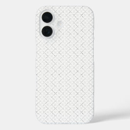 Transparent Grid PNG | Editable Texture Overlay iPhone 16 Hoesje