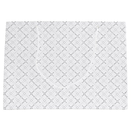 Transparent Grid PNG | Editable Texture Overlay Groot Cadeauzakje (Voorkant)