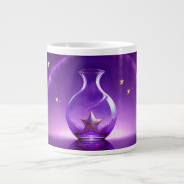 Transparent Purple Vase With Star All Under Dome Grote Koffiekop