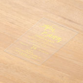  transparent wedding invitation acryl uitnodigingen (Laagn)