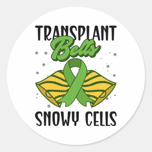Transplant Bells Ronde Sticker (Voorkant)