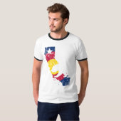 Transplant California State Colorado Flag T-shirt (Voorkant volledig)