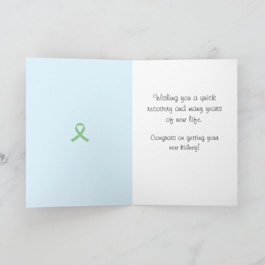  Transplant Care Folded Kaart (Binnen)