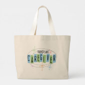 Transplant Caregiver canvas tas (Achterkant)