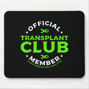Transplant Club-lid Levertransplantatie Overlevend Muismat