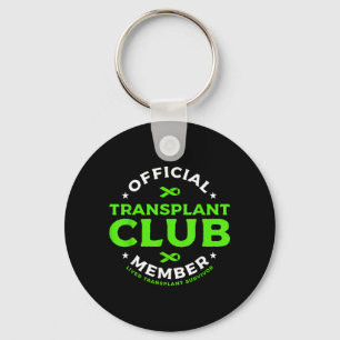 Transplant Club-lid Levertransplantatie Overlevend Sleutelhanger