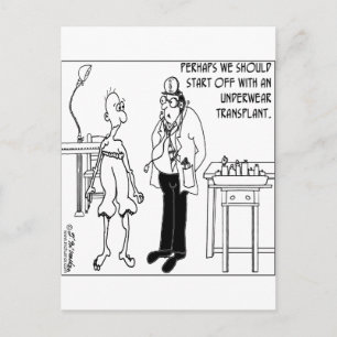 Transplant ondergoed briefkaart