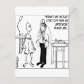 Transplant ondergoed briefkaart (Voorkant)