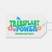 Transplant Power Retro  Cadeaulabel (Voorkant (Horizontaal))