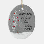  Transplant Recipient Kerstmis Keramisch Ornament (Rechts)