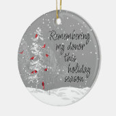  Transplant Recipient Kerstmis Keramisch Ornament (Links)