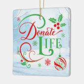  Transplant Recipient Kerstmis Keramisch Ornament (Links)