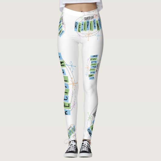 Transplant Recipient Retro Style Leggings (Voorkant)