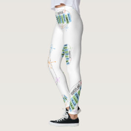 Transplant Recipient Retro Style Leggings
