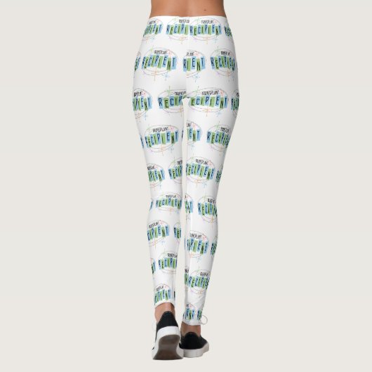 Transplant Recipient Retro Style Leggings (Achterkant)
