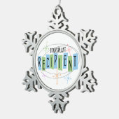 Transplant Recipient Tin Sneeuwvlok Ornament (Rechts)