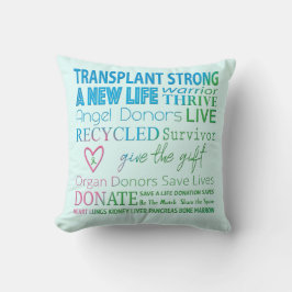 Transplant Sterke orgaandonatie Bewustheid Kussen