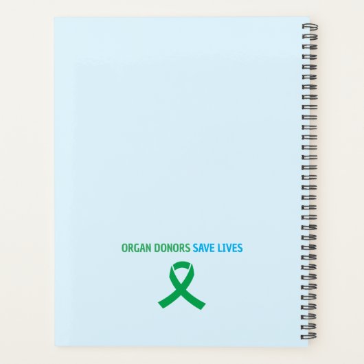 Transplant Strong Organ Donation Standard Planner (Achterkant)