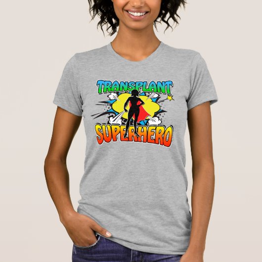 Transplant Superheld Women's Transplant Recipient T-shirt (Voorkant)