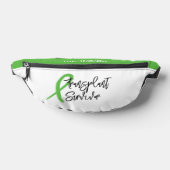 Transplant Survivor Green Ribbon Trendy Heuptasje (Liggend)