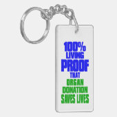 Transplant Survivor, Living Proof Sleutelhanger (Voorkant Links)