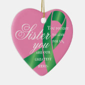 Transplant Survivor Moederdag  Keramisch Ornament (Rechts)