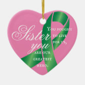 Transplant Survivor Moederdag  Keramisch Ornament (Voorkant)