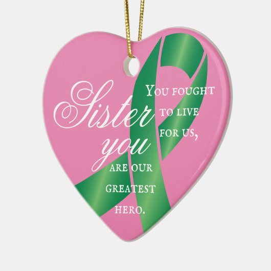 Transplant Survivor Moederdag  Keramisch Ornament (Links)