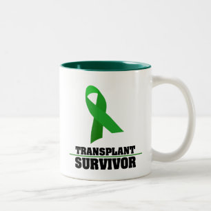 Transplant Survivor Tweekleurige Koffiemok