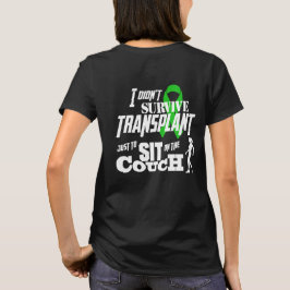 Transplant Survivor Woman Waling T-shirt