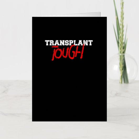 Transplant Taai Folie Wenskaart (Voorkant)