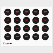 Transplant Taai Ronde Sticker (Vel)