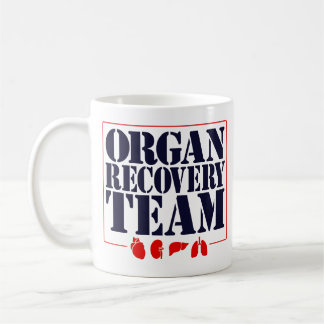 Transplant van Organische Recovery Team Organ Proc Koffiemok
