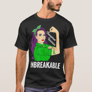 Transplant Warrior Onbreekbare orgaandonor Awarene T-shirt