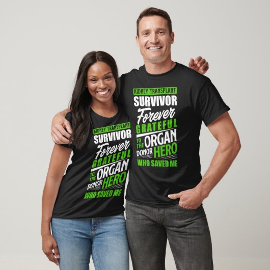 Transplantaat overlevende orgaan nierdonor ontvang t-shirt (Unisex)