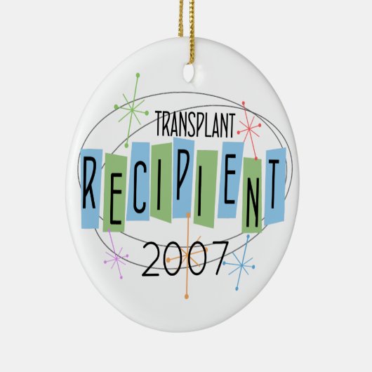 transplantaatontvanger keramisch ornament (Rechts)